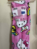 Hello Kitty Plush Blanket Pink/Rainbow